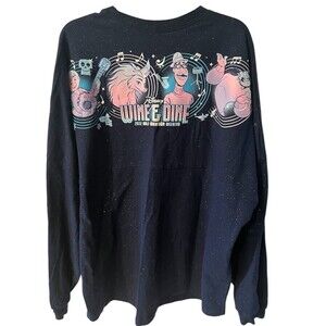 runDisney Wine Dine 2022 Half Marathon Spirit Jersey XXL Blue Sparkle